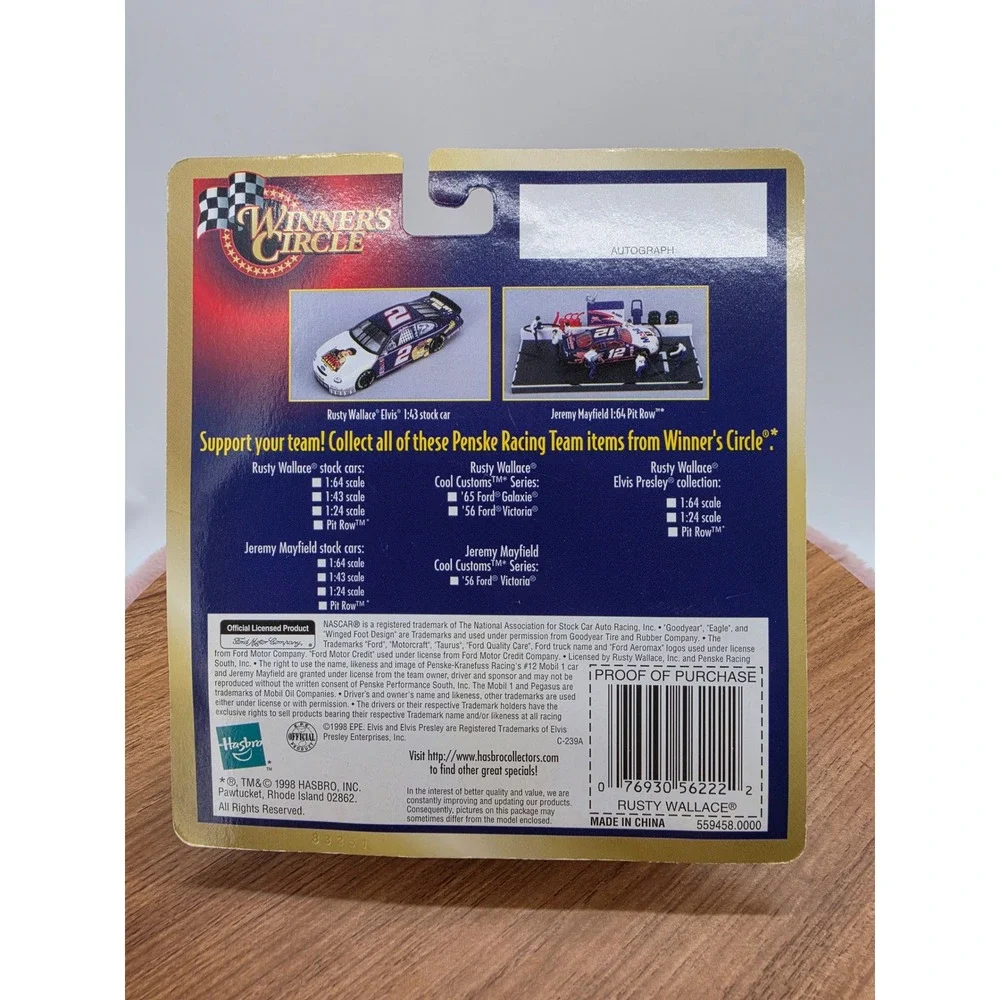 Winners Circle Rusty Wallace 98 Ford Taurus 56 Ford Victoria 1:64 Diecast Set